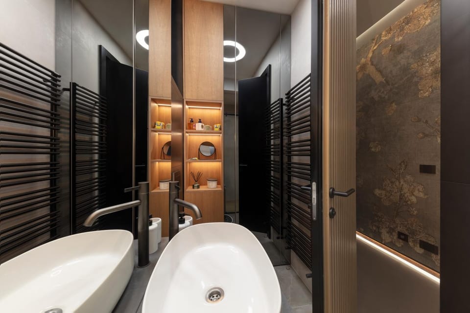 Shower, Bathroom, heating, washing machine, dryer