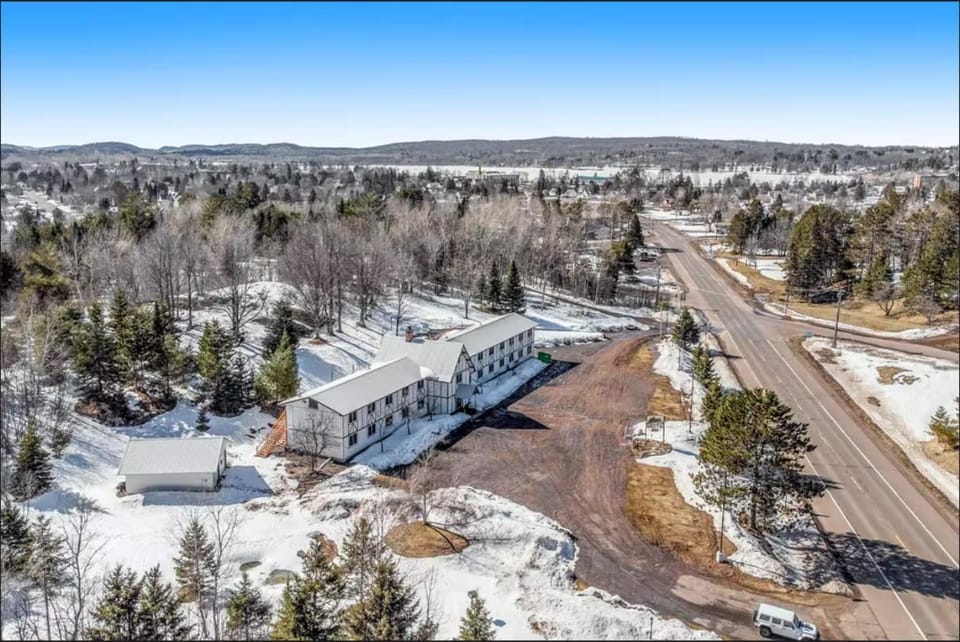 Property building, Natural landscape, Bird's eye view