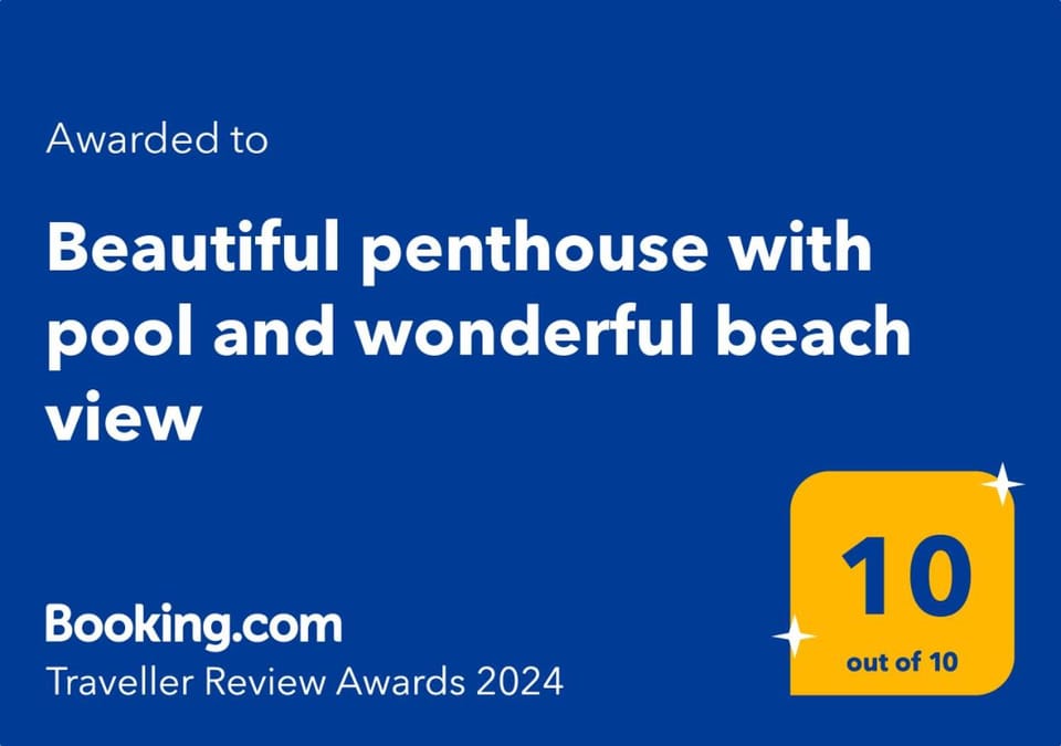 Beautiful penthouse with pool and wonderful beach view Apartment in Safor