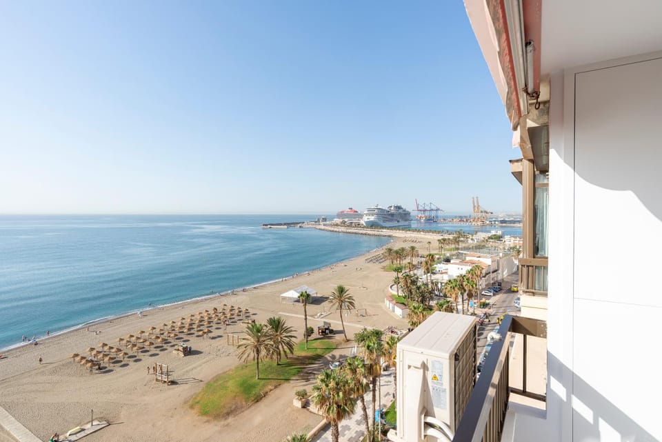 Day, Natural landscape, View (from property/room), Balcony/Terrace, Beach, Sea view