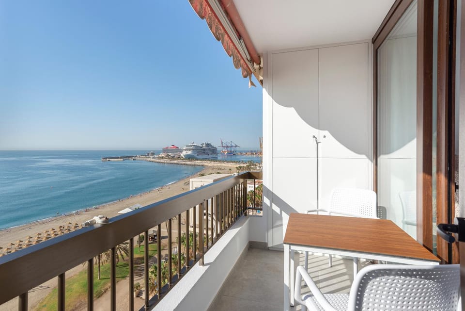 Day, Natural landscape, View (from property/room), Balcony/Terrace, Beach, Sea view