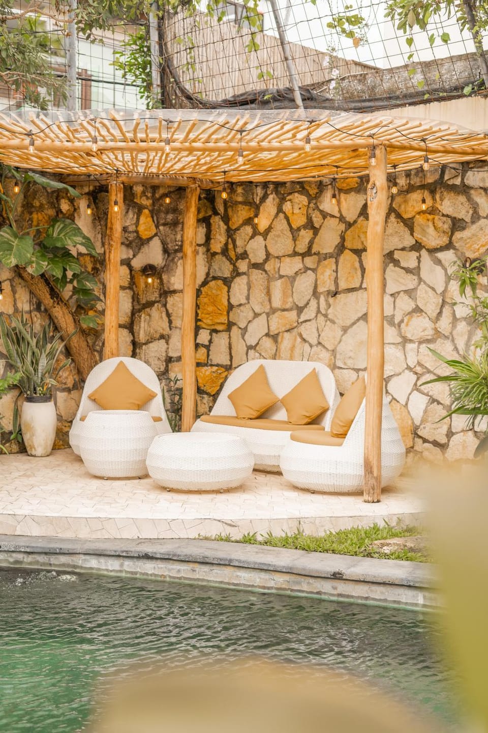 Seating area, Swimming pool