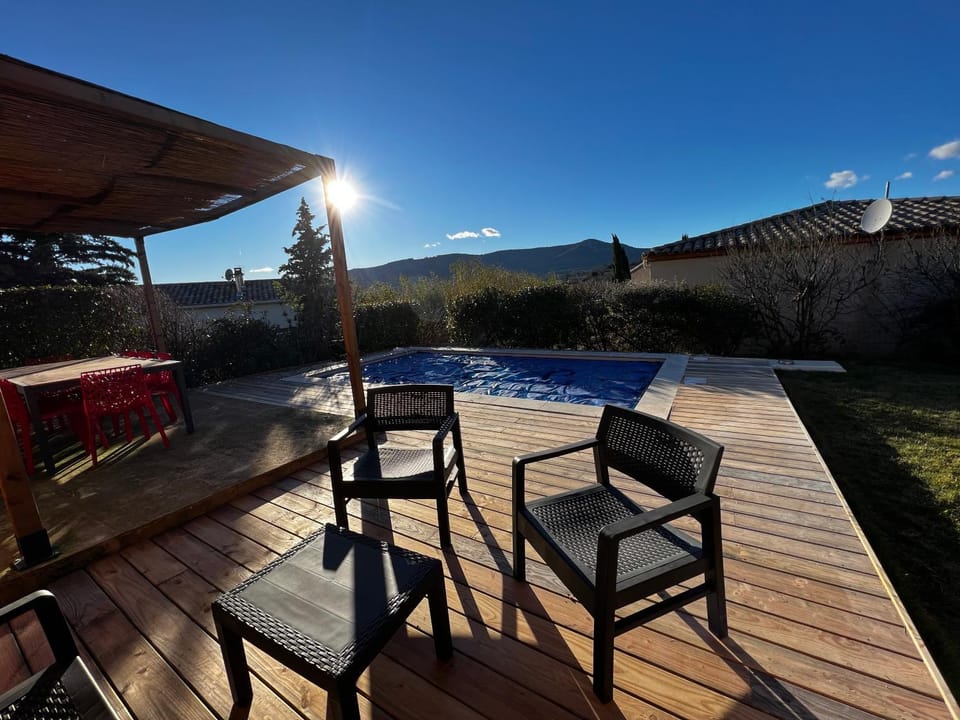 Patio, Natural landscape, View (from property/room), Dining area, Pool view