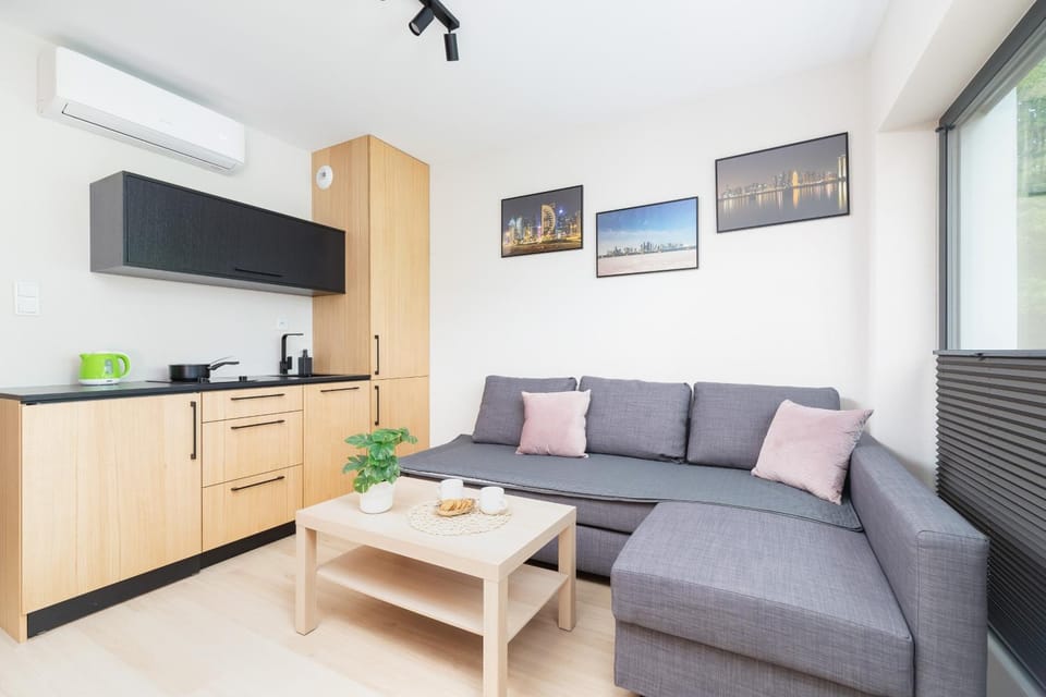 Kitchen or kitchenette, Living room, Seating area