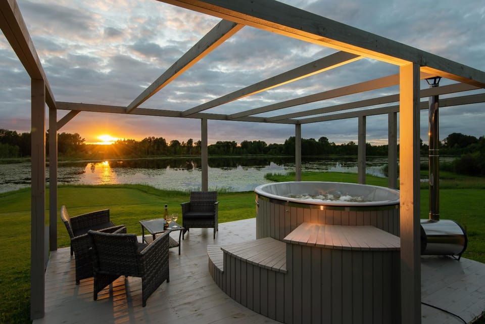 Glempings Laimes Taure Luxury tent in Lithuania