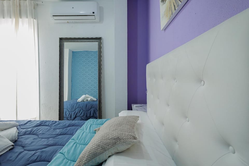 Property building, Living room, Bedroom