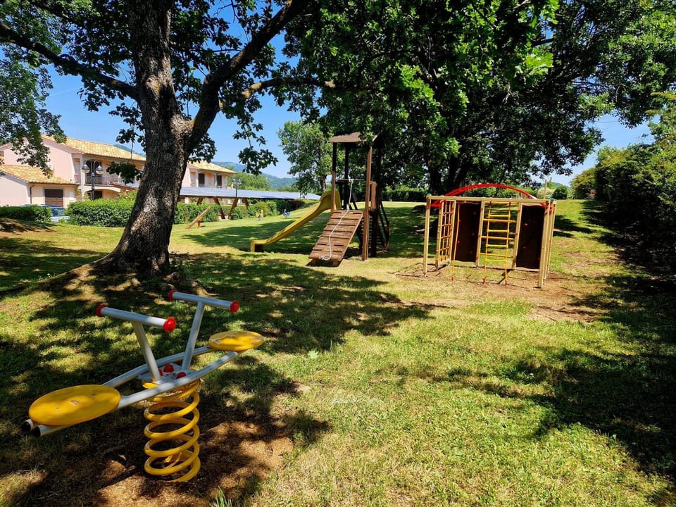 Property building, Natural landscape, Children play ground, Garden