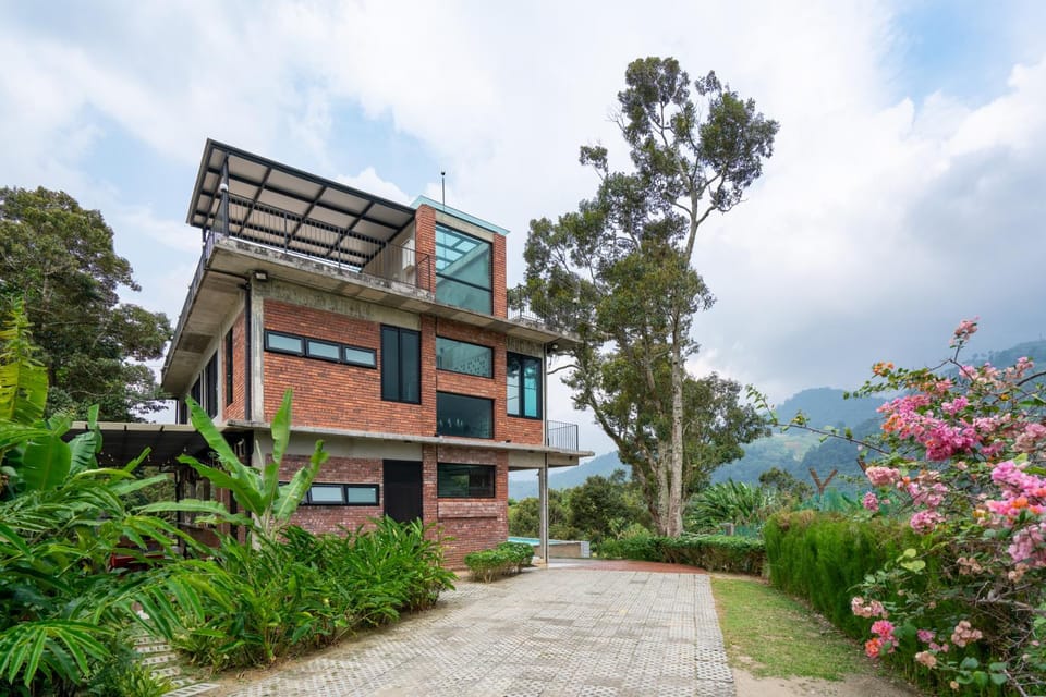 Property building, Natural landscape, Garden, Mountain view