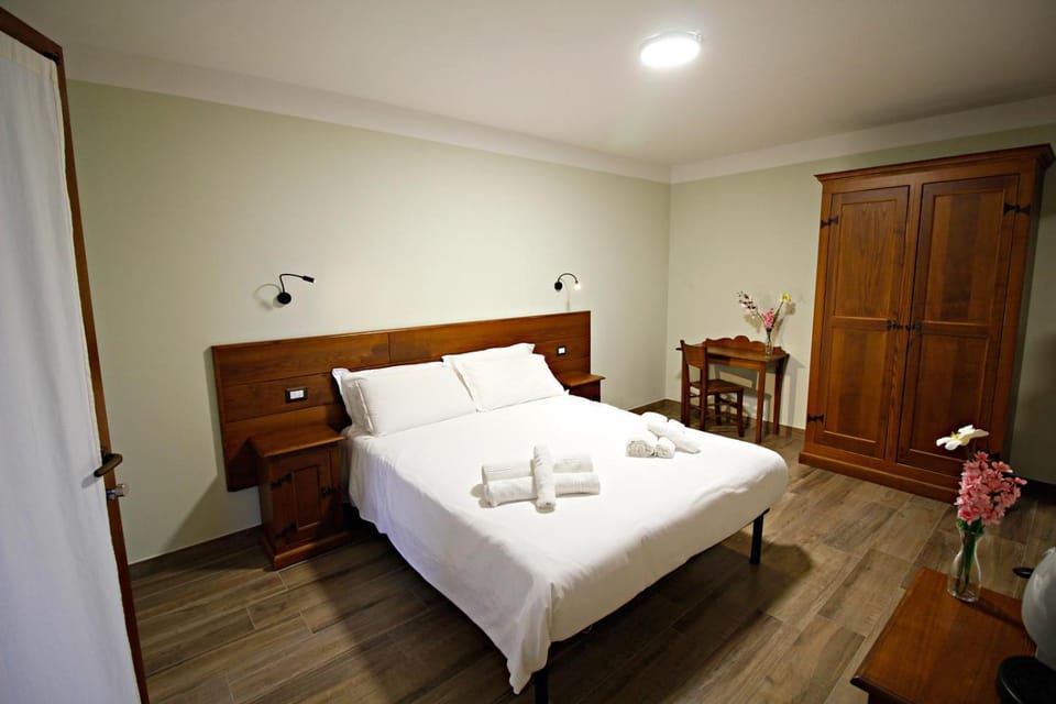 Bed, Photo of the whole room, Bedroom, towels, wardrobe
