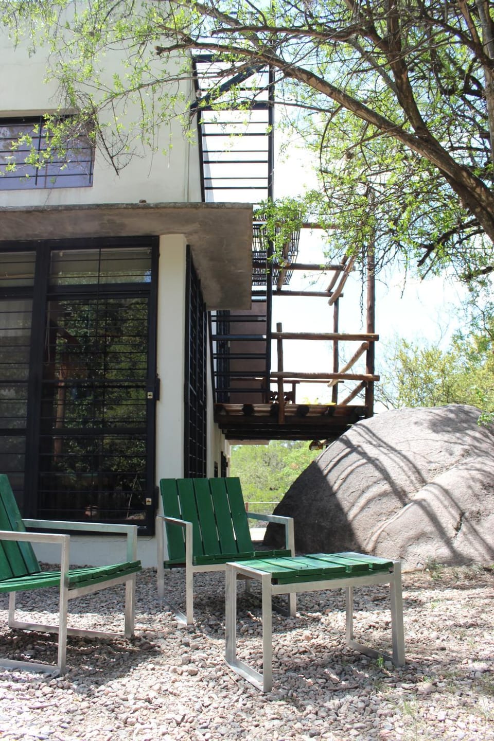 Property building, Patio