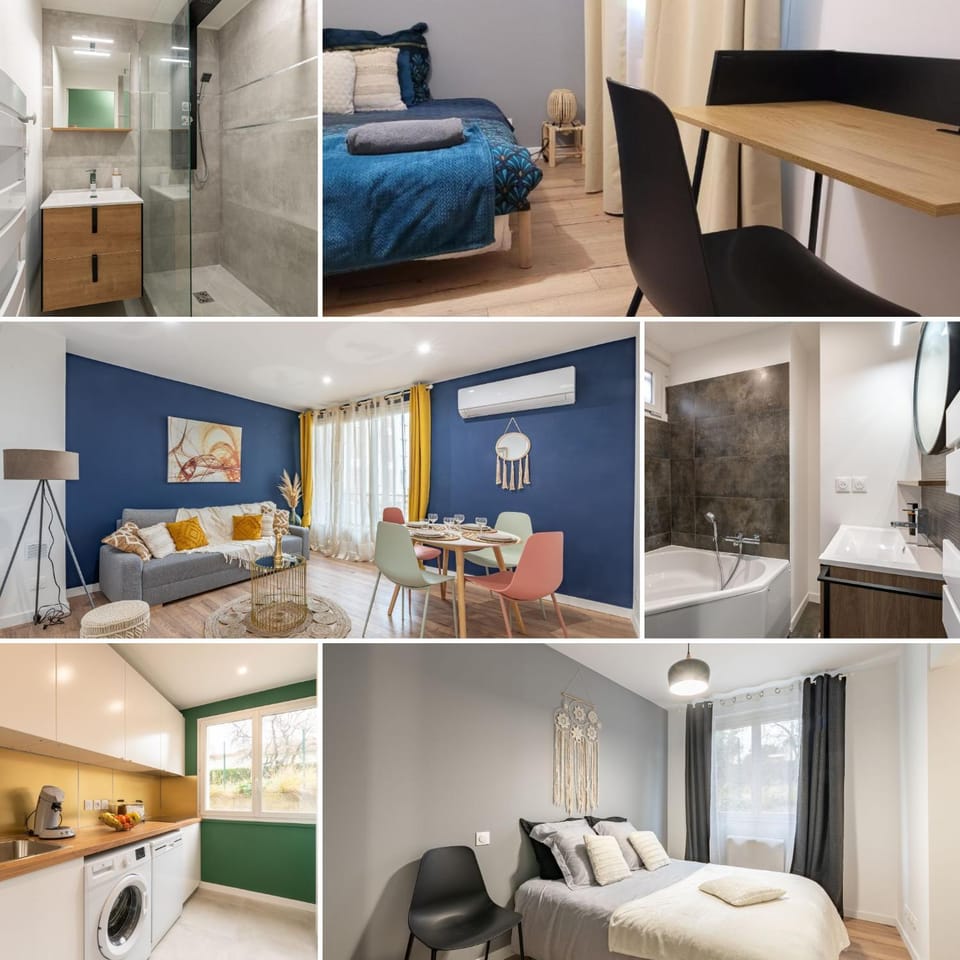 Bathroom, Living room