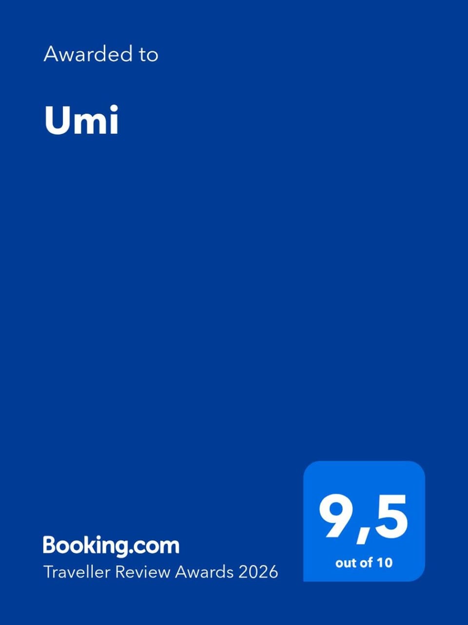 Certificate/Award