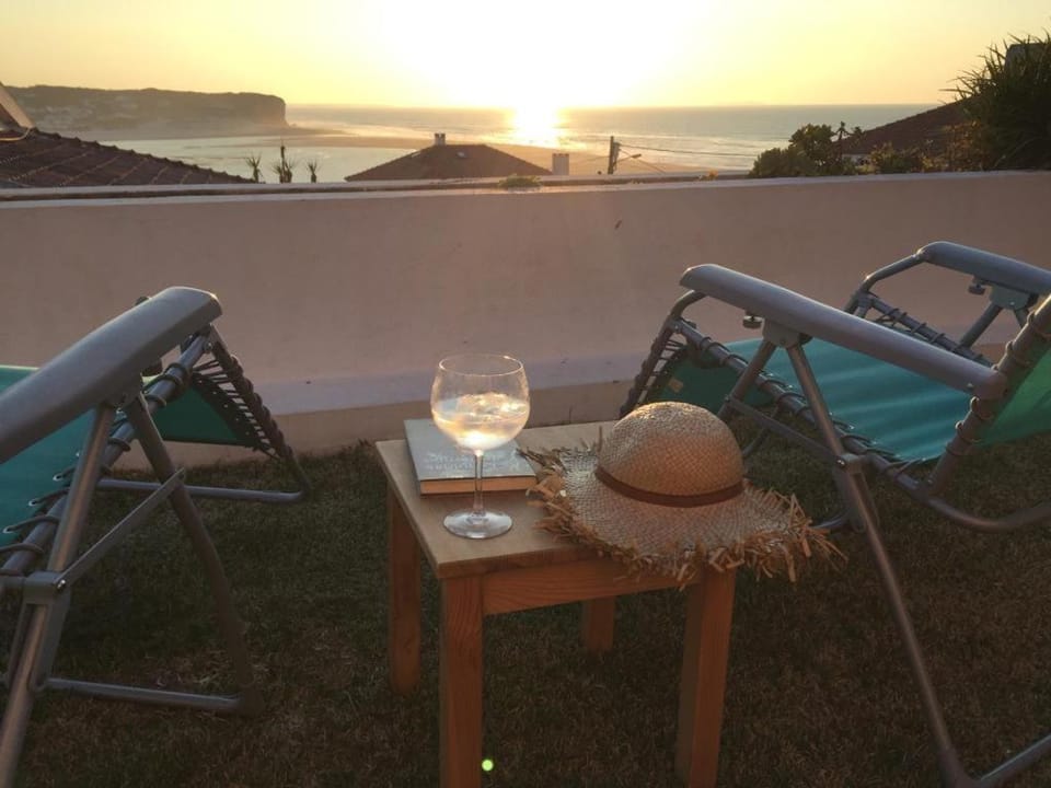 View (from property/room), Balcony/Terrace, Beach, Sea view, Sunset, sunbed