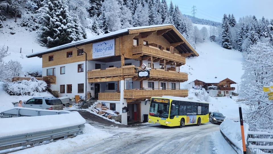 Property building, Day, Natural landscape, Winter, Mountain view, shuttle