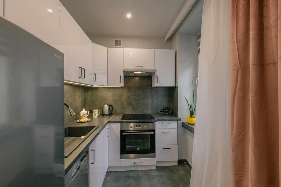 Kitchen or kitchenette, dishwasher, minibar, oven, pet friendly, stove, toaster