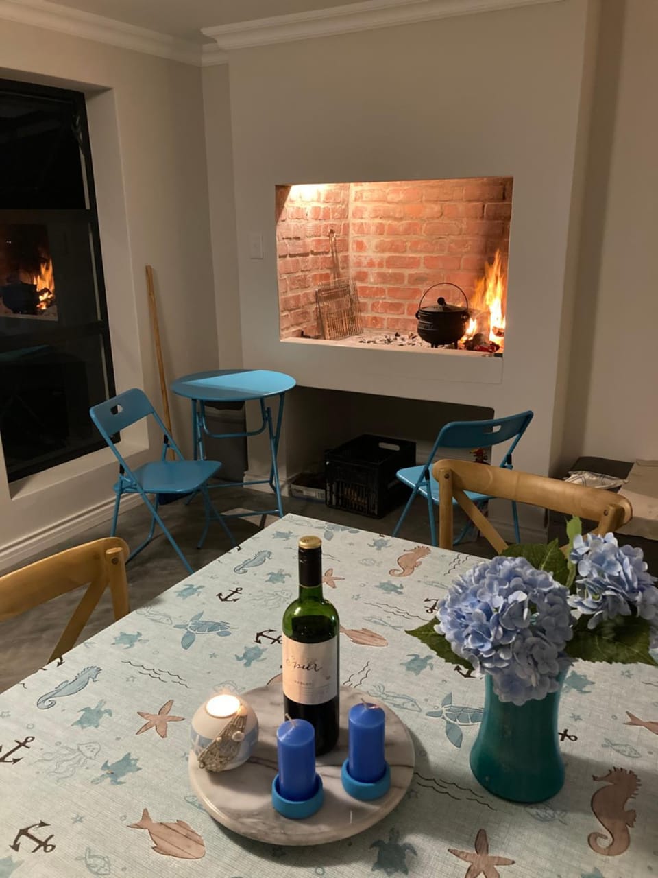 BBQ facilities, BBQ facilities, Dining area, flat iron