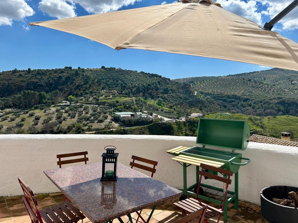 Patio, Natural landscape, Mountain view