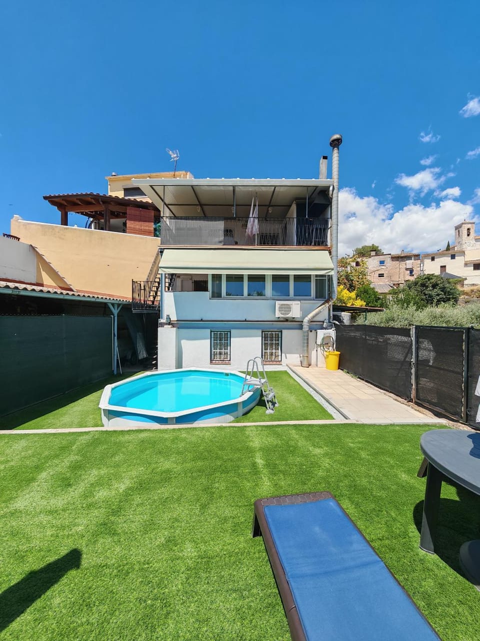 Property building, Patio, Garden, Garden view, Swimming pool