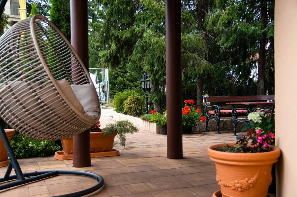 Property building, Patio, Garden view