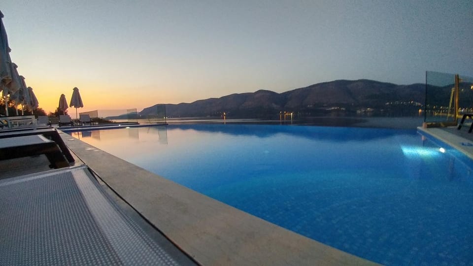 Pool view, Swimming pool, Sunrise, Sunset