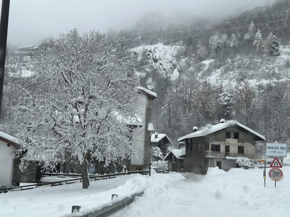 Natural landscape, Winter, Mountain view