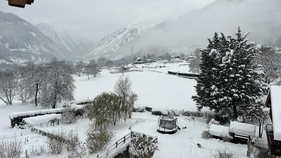 Natural landscape, Winter, Mountain view