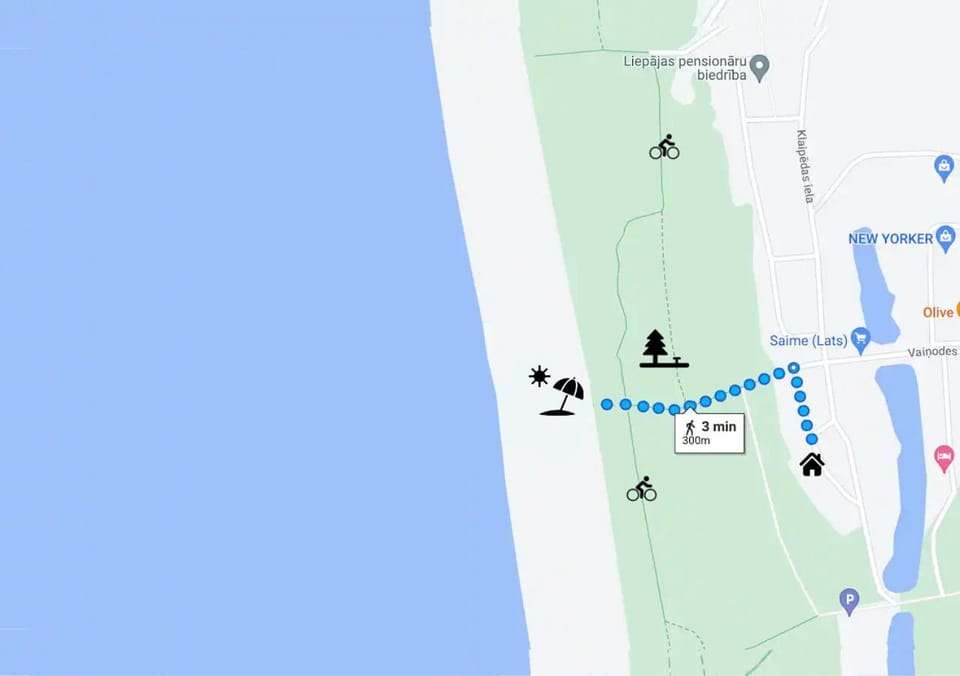 Raitas air-conditioned apartment 1 min from beach Apartment in Latvia