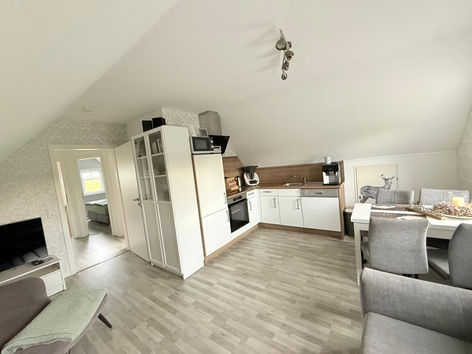 Ferienwohnung Haus Moorblick Garten mit Terrasse Netflix E-Kamin Thermomix Apartment in Lower Saxony, Germany