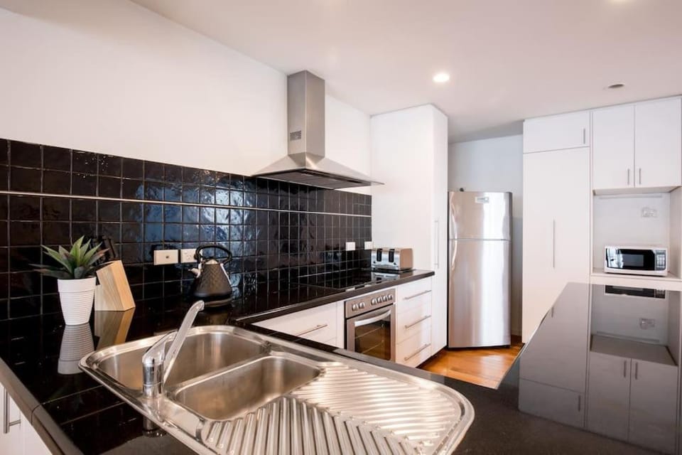 Kitchen or kitchenette, oven, stove