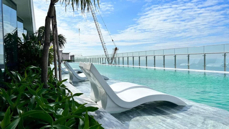 Pool view, Sea view, Swimming pool