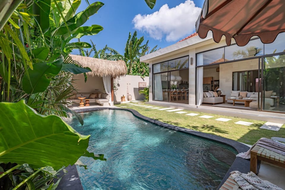 Garden, Swimming pool, sunbed