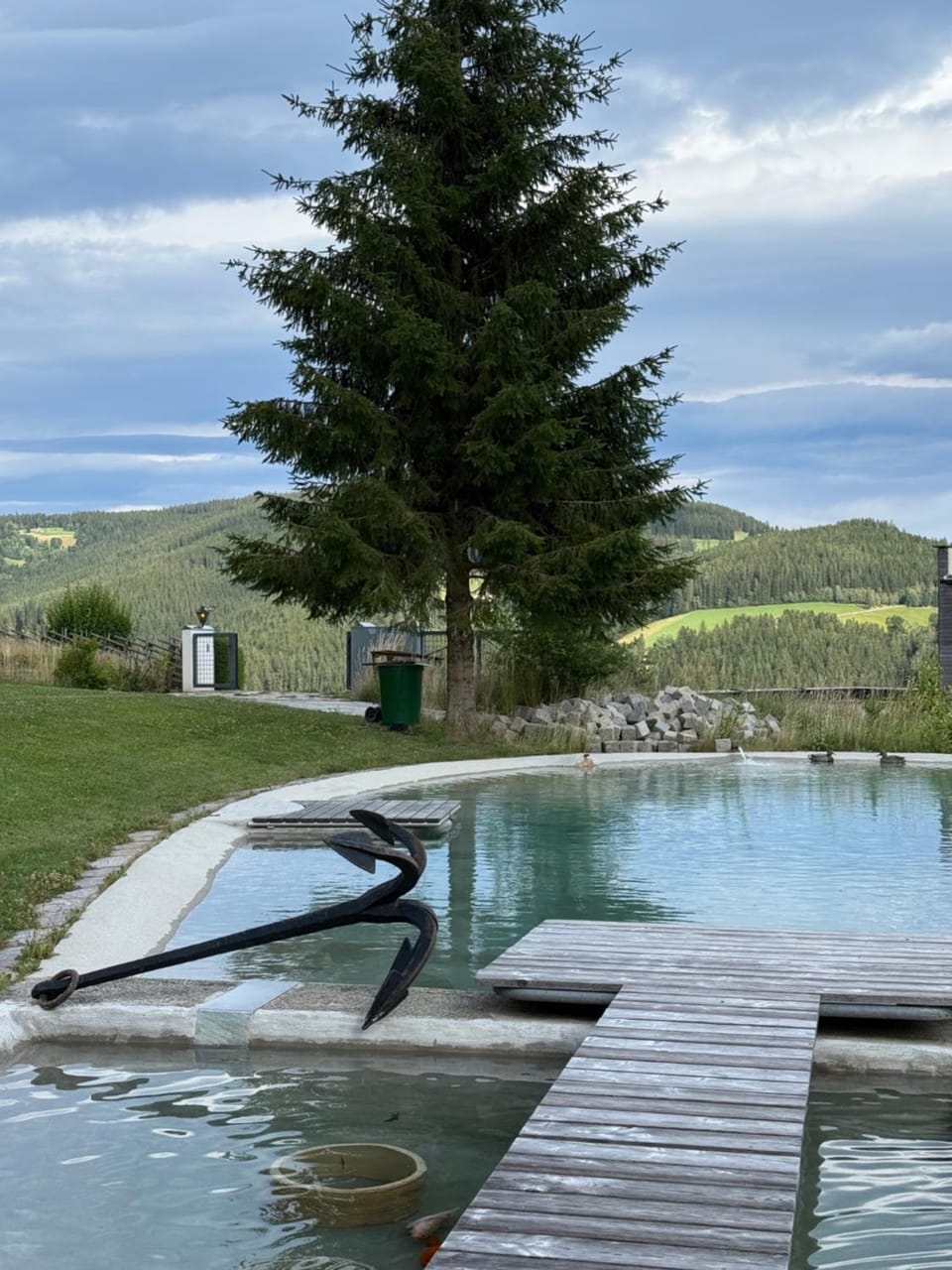 Natural landscape, Garden, Swimming pool, Open Air Bath