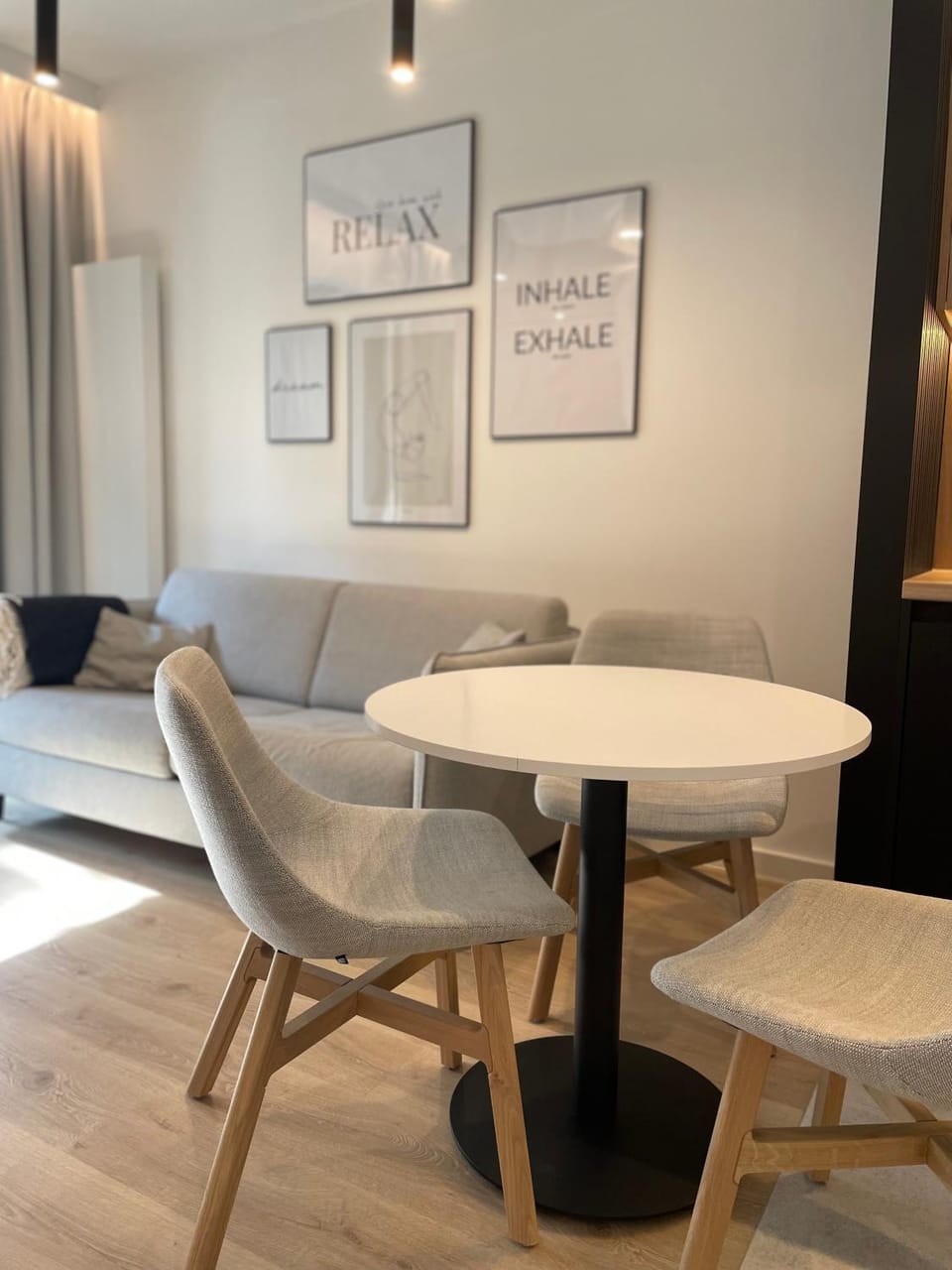 Living room, Seating area, Dining area