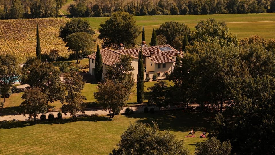 Property building, Day, Natural landscape, Bird's eye view, Garden