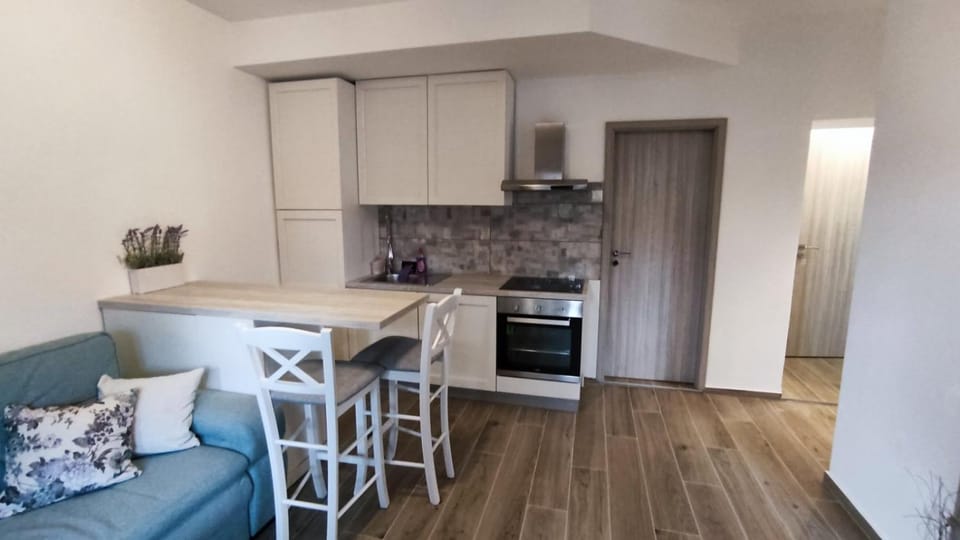 Kitchen or kitchenette, Living room, Dining area