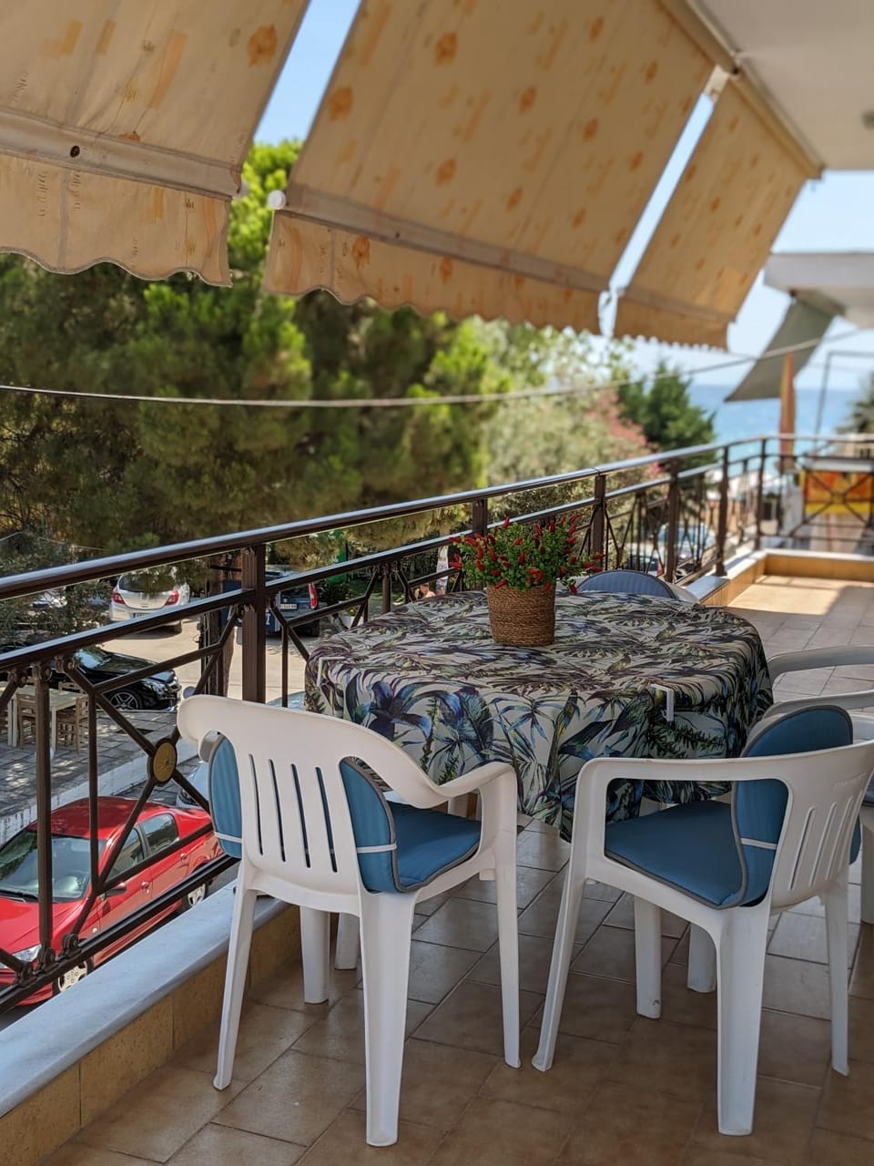 View (from property/room), Balcony/Terrace, Sea view