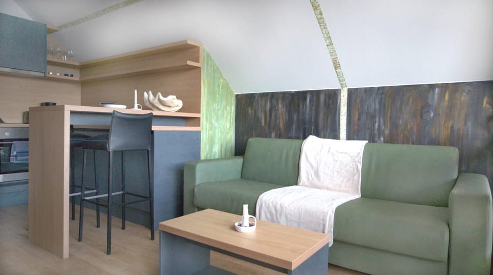 Kitchen or kitchenette, Living room, Dining area