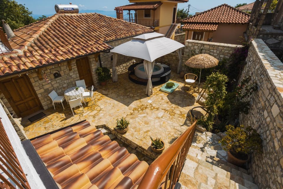 Property building, Patio, Day, Garden view