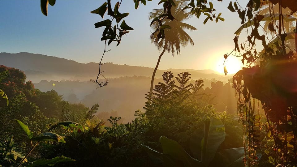 Natural landscape, Mountain view, Sunrise