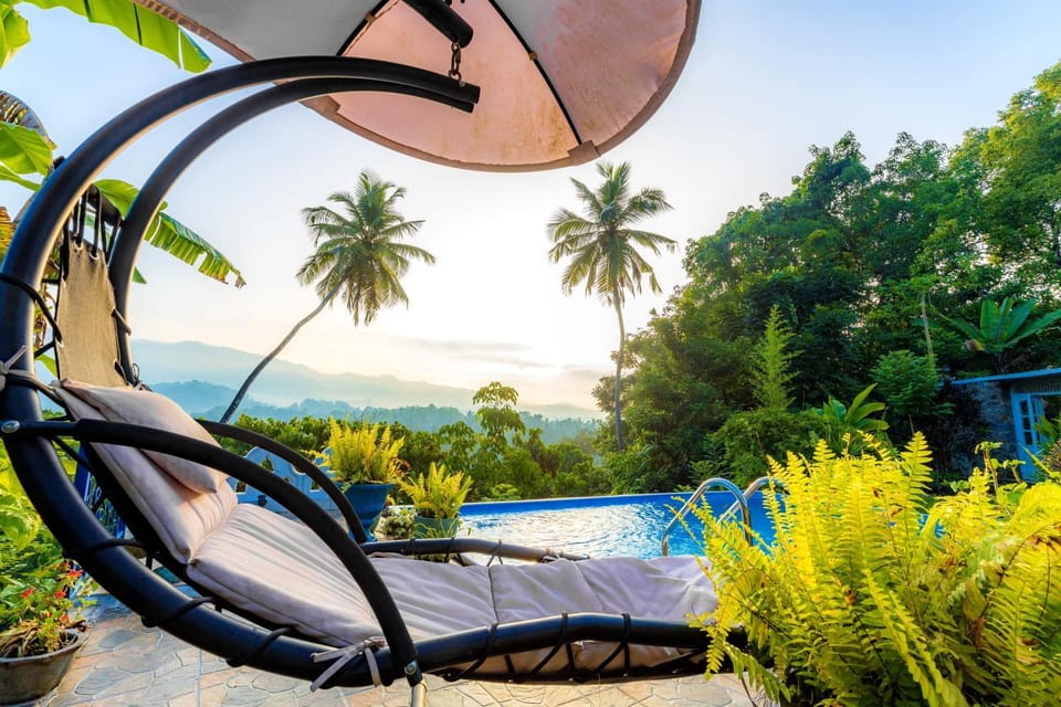 Day, Natural landscape, Mountain view, Pool view, Swimming pool