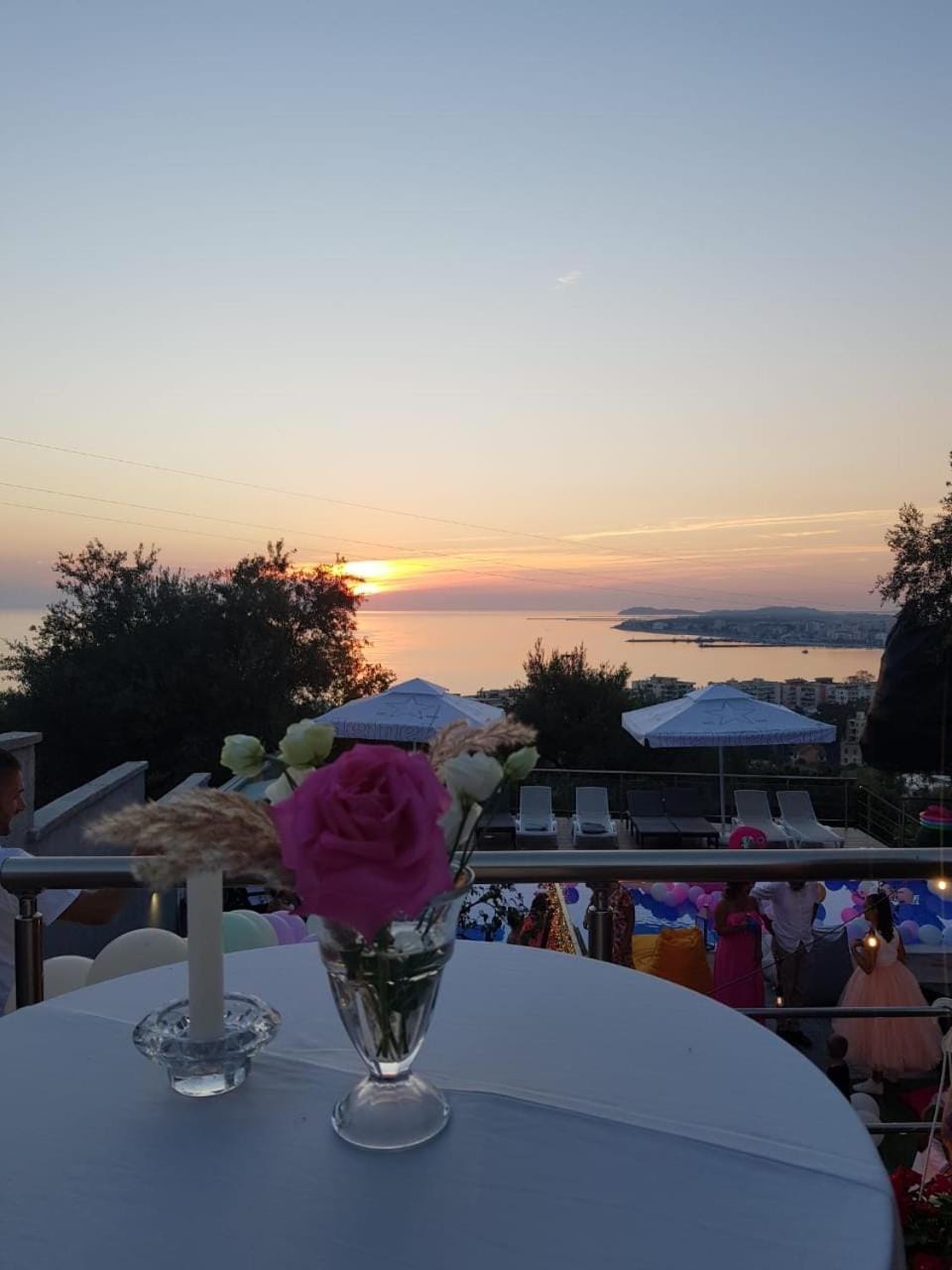 Balcony/Terrace, Sea view, Drinks, Sunset