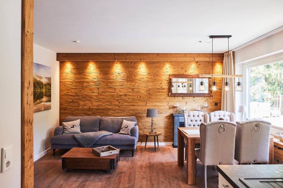 Living room, Seating area, Dining area