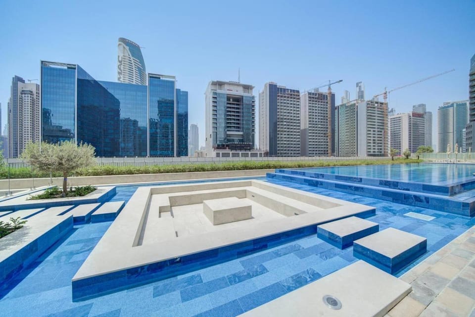 Classic Arabian Elegance with City Views Apartment in Dubai