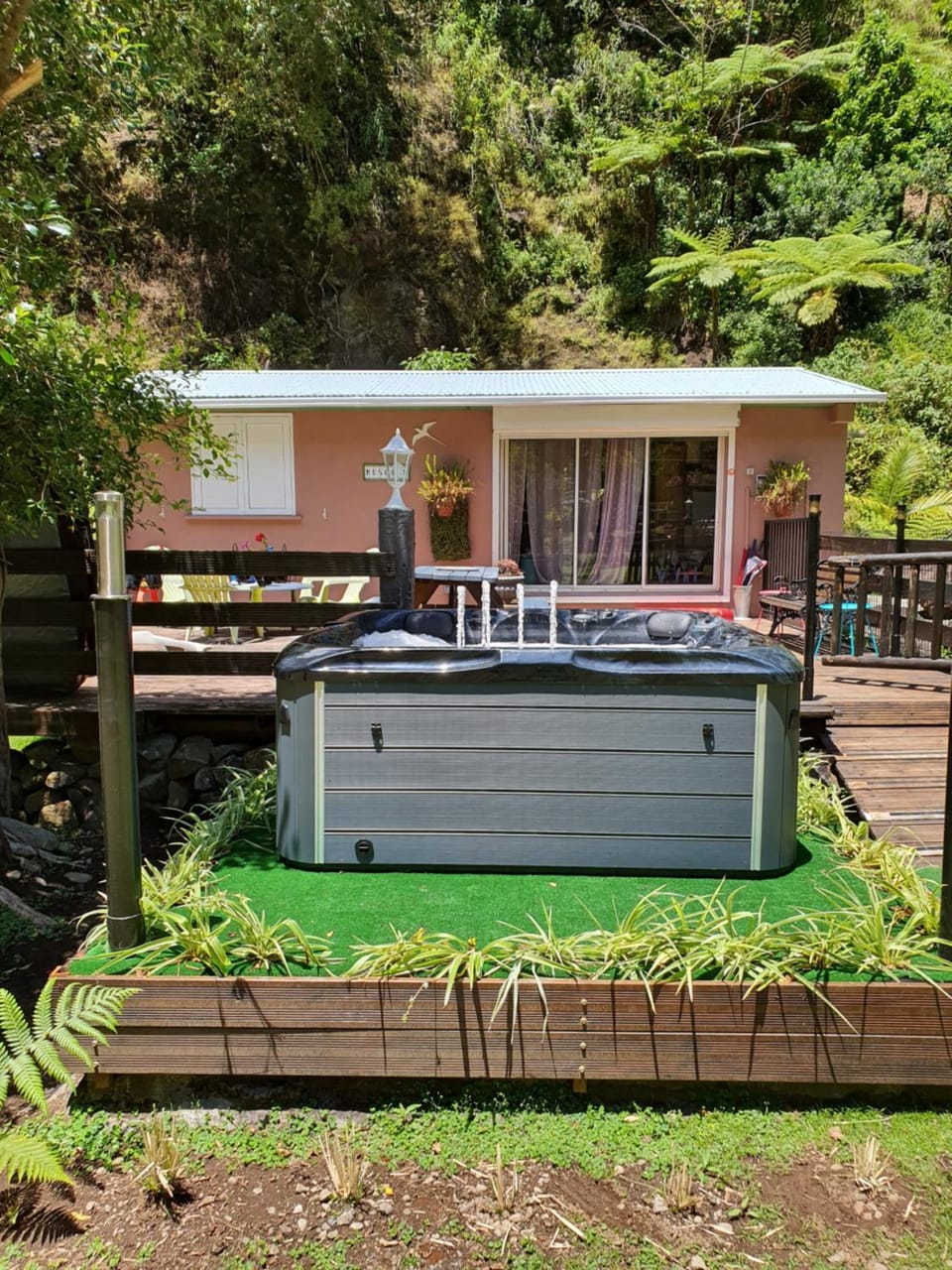 Property building, Garden view