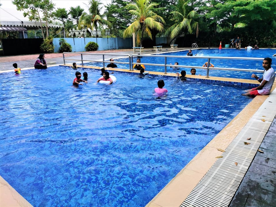 Property building, People, Children play ground, Children play ground, Swimming pool, children, young children, young children, older children, older children, Family