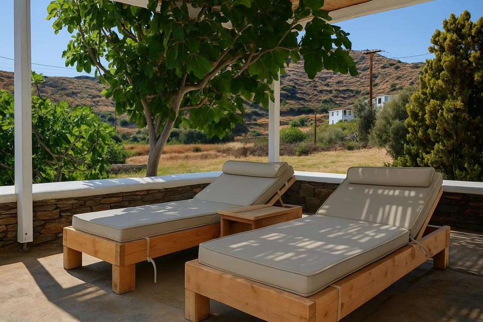 Natural landscape, Balcony/Terrace, sunbed