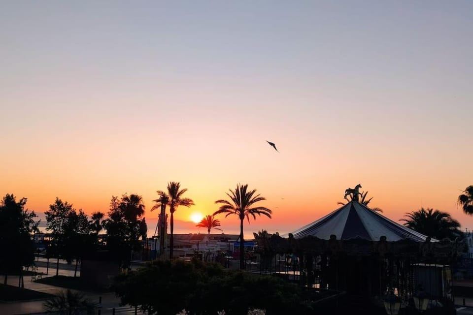 Beach, Sea view, Sunrise