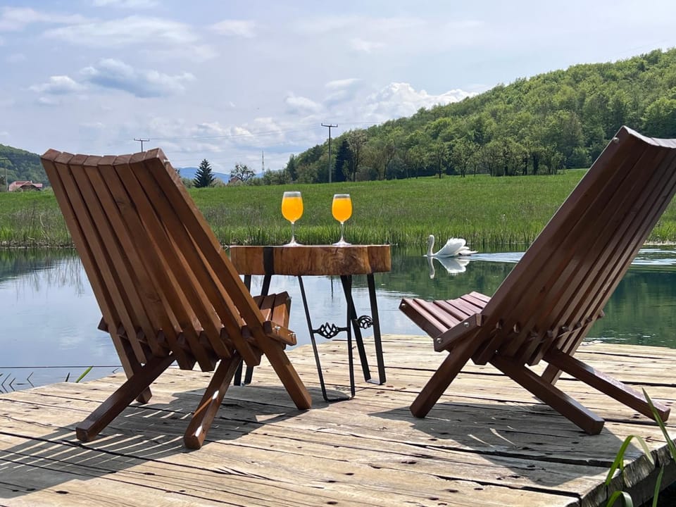 Day, Natural landscape, Mountain view, River view