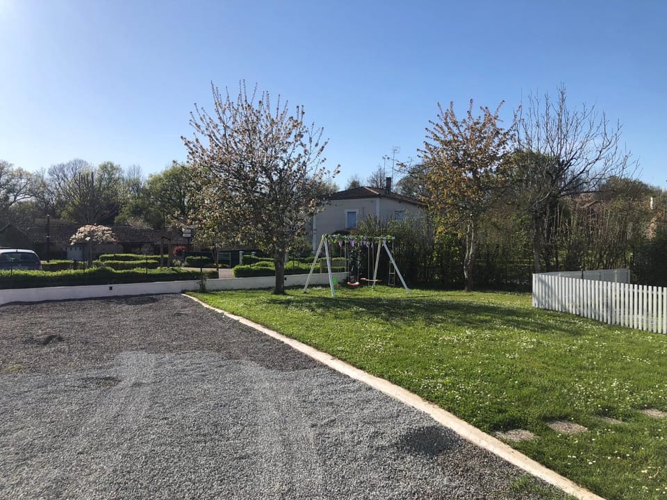 Spring, Day, Natural landscape, Children play ground, Garden, Garden view