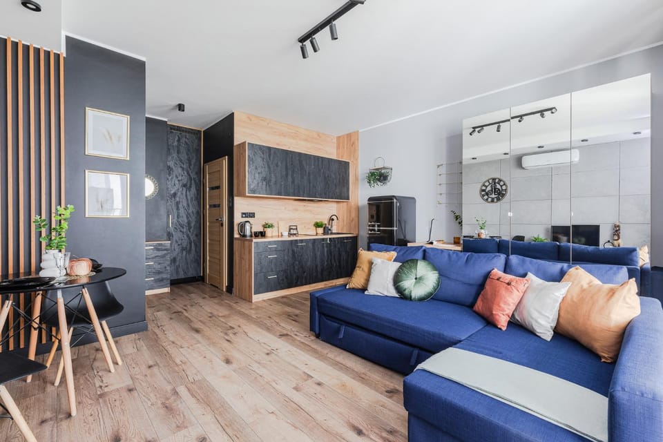 Kitchen or kitchenette, Living room, oven, stove